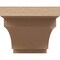 Ekena Millwork 12"W x 24"D x 12"H Wide Mediterranean Rough Cedar Woodgrain TimberThane Corbel, Primed Tan CORUR12X24X12MEDRCPR - alternate 2